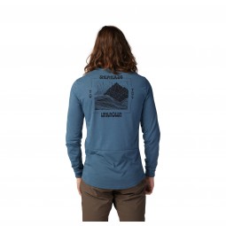 KOSZULKA ROWEROWA Z DŁUGIM RĘKAWEM FOX RANGER DR SHEPHERDS DARK VINTAGE