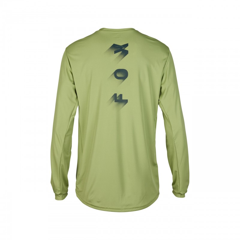 KOSZULKA ROWEROWA Z DŁUGIM RĘKAWEM FOX RANGER WAYFARING PALE GREEN