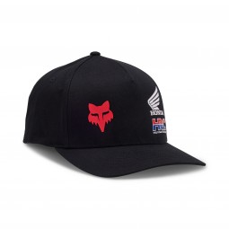 CZAPKA Z DASZKIEM FOX X HONDA FLEXFIT HAT BLACK