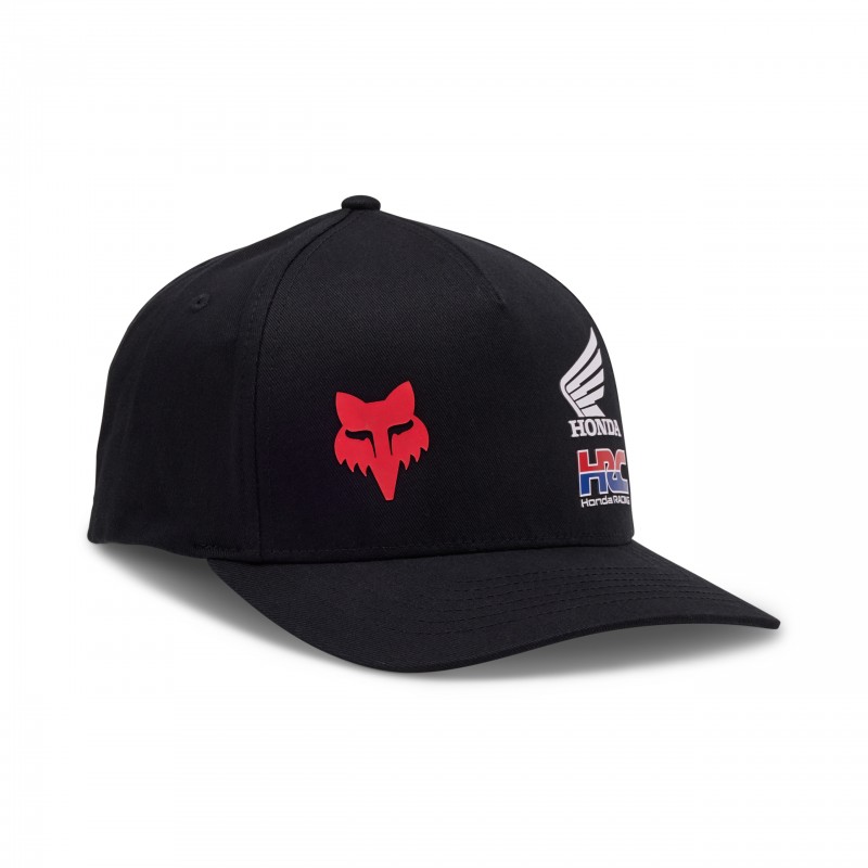 CZAPKA Z DASZKIEM FOX X HONDA FLEXFIT HAT BLACK