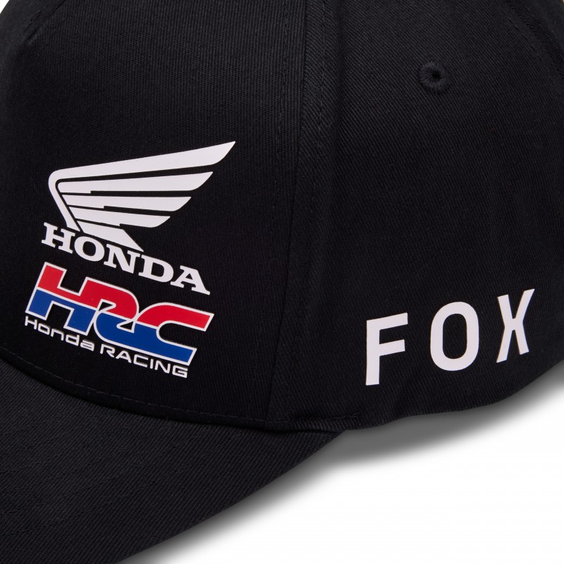 CZAPKA Z DASZKIEM FOX X HONDA FLEXFIT HAT BLACK