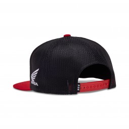 CZAPKA Z DASZKIEM FOX X HONDA SNAPBACK HAT FLAME RED