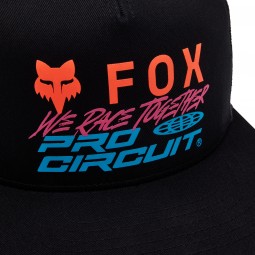 CZAPKA Z DASZKIEM FOX X PRO CIRCUIT SB HAT BLACK