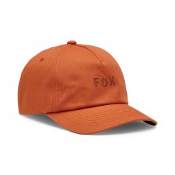 CZAPKA Z DASZKIEM FOX WORDMARK ADJUSTABLE HAT ATOMIC ORANGE