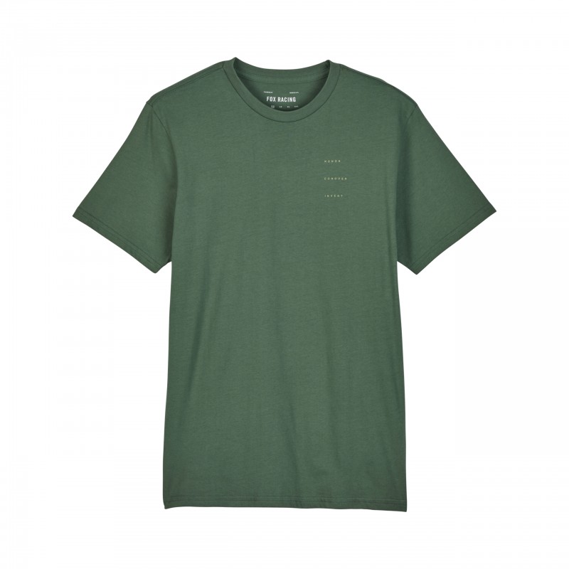 T-SHIRT FOX SIPPING PREM SS TEE HUNTER GREEN