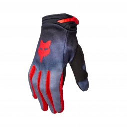 RĘKAWICE FOX JUNIOR 180 INTERFERE GLOVE GREY/RED