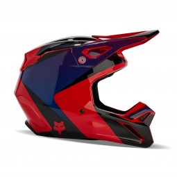 KASK FOX V1 STREAK FLUORESCENT RED