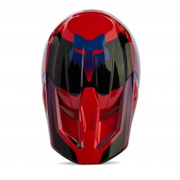 KASK FOX V1 STREAK FLUORESCENT RED