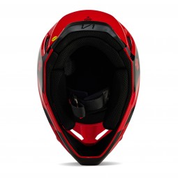 KASK FOX V1 STREAK FLUORESCENT RED