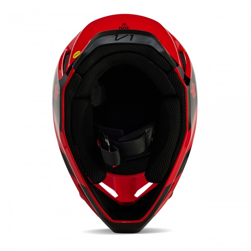 KASK FOX V1 STREAK FLUORESCENT RED