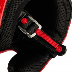 KASK FOX V1 STREAK FLUORESCENT RED