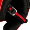 KASK FOX V1 STREAK FLUORESCENT RED