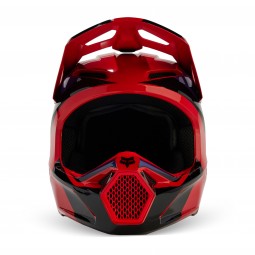 KASK FOX V1 STREAK FLUORESCENT RED