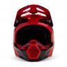 KASK FOX V1 STREAK FLUORESCENT RED