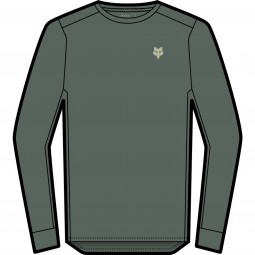 KOSZULKA ROWEROWA Z DŁUGIM RĘKAWEM FOX RANGER DR SHEPHERDS HUNTER GREEN