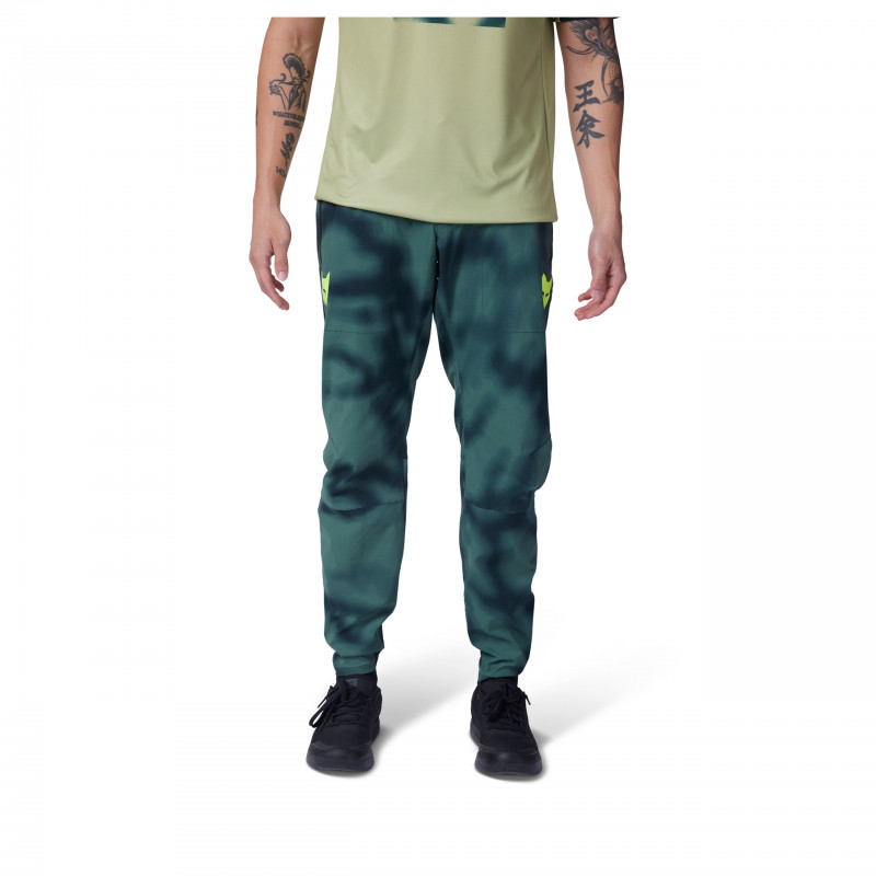 SPODNIE ROWEROWE FOX RANGER RACE DARK GREEN