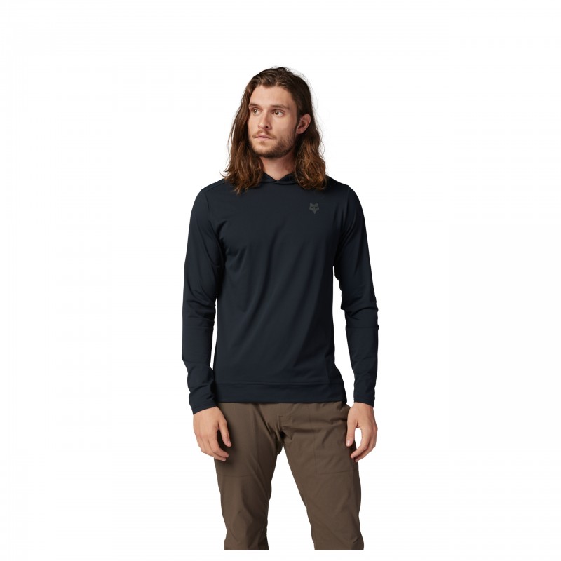 BLUZA ROWEROWA Z KAPTUREM FOX RANGER SUN BLACK