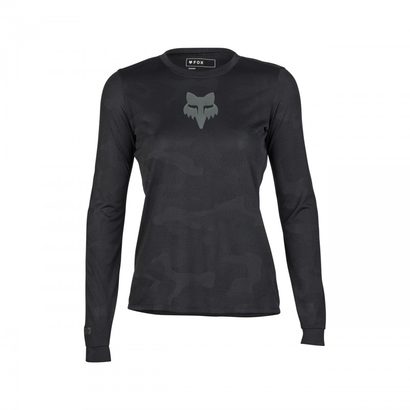 KOSZULKA ROWEROWA Z DŁUGIM RĘKAWEM FOX LADY RANGER TRU DRI BLACK
