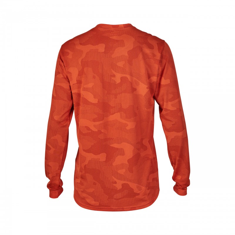 KOSZULKA ROWEROWA Z DŁUGIM RĘKAWEM FOX RANGER TRU DRI ATOMIC ORANGE