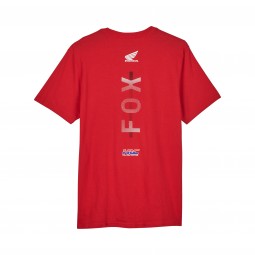 T-SHIRT FOX X HONDA PREM SS TEE II FLAME RED