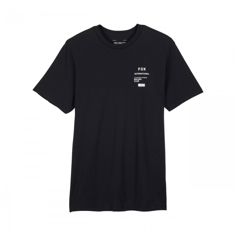 T-SHIRT FOX NUMERICAL PREM SS TEE BLACK