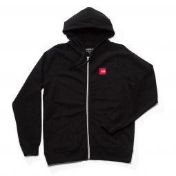 BLUZA Z KAPTUREM NA ZAMEK SANTA CRUZ PATCH ZIP BLACK