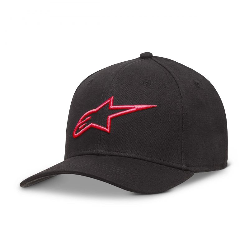 CZAPKA Z DASZKIEM ALPINESTARS AGELESS CURVE BLACK/RED