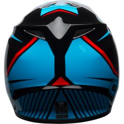 KASK BELL MX-9 MIPS TORCH BLACK/CYAN/RED