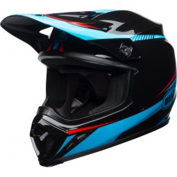 KASK BELL MX-9 MIPS TORCH BLACK/CYAN/RED