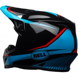 KASK BELL MX-9 MIPS TORCH BLACK/CYAN/RED