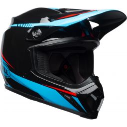 KASK BELL MX-9 MIPS TORCH BLACK/CYAN/RED