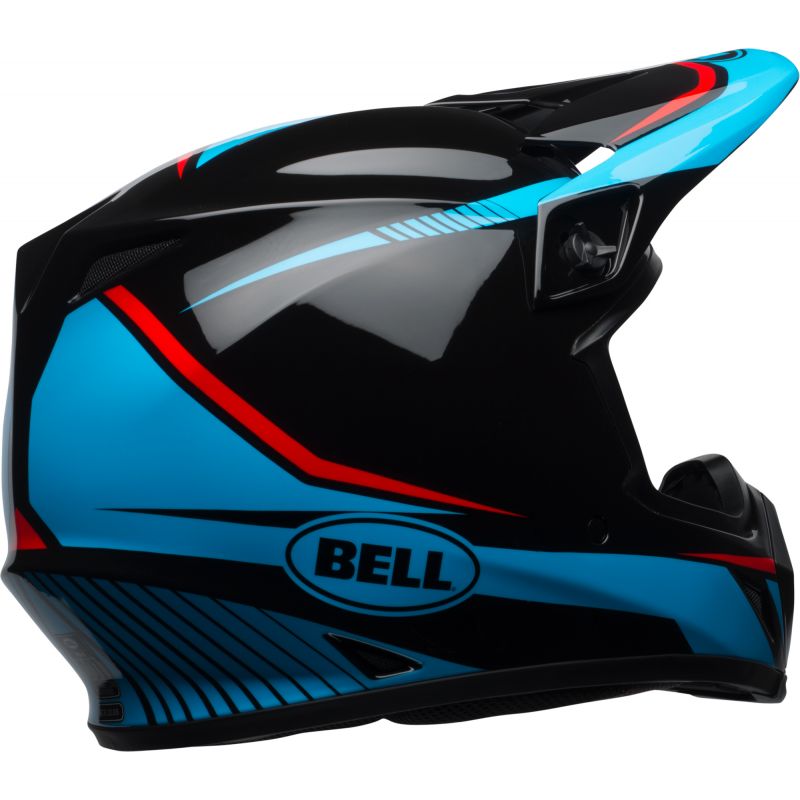 KASK BELL MX-9 MIPS TORCH BLACK/CYAN/RED