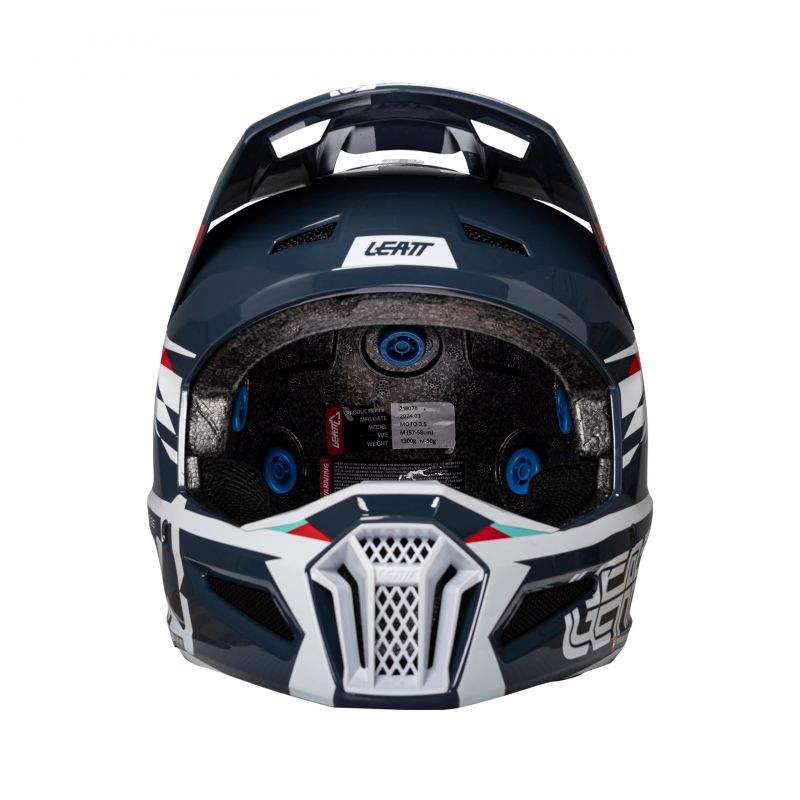 KASK Z GOGLAMI LEATT KIT MOTO 3.5 V25 BLUE (53-54CM)
