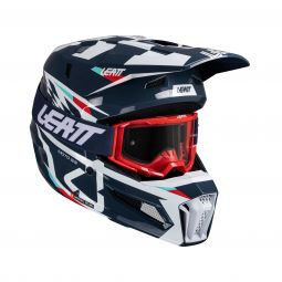KASK Z GOGLAMI LEATT KIT MOTO 3.5 V25 BLUE (63-64CM)