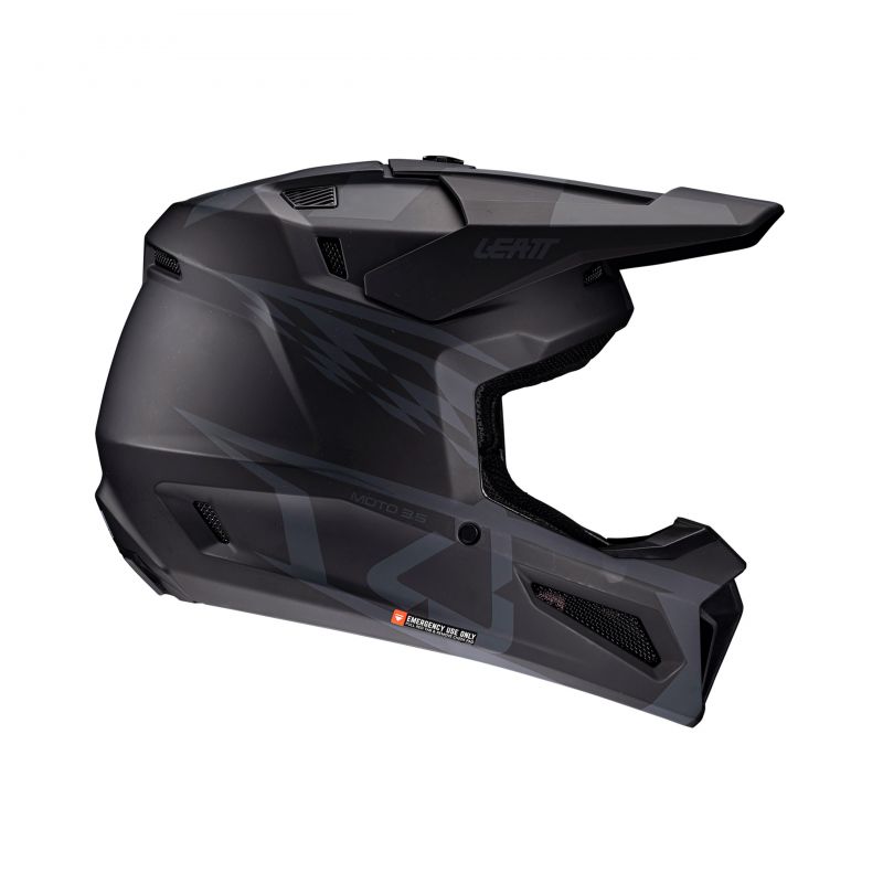 KASK Z GOGLAMI LEATT KIT MOTO 3.5 V25 STEALTH (53-54CM)