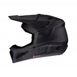 KASK Z GOGLAMI LEATT KIT MOTO 3.5 V25 STEALTH (63-64CM)