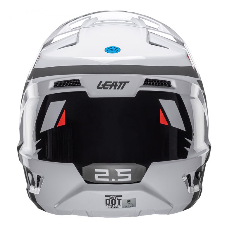 KASK LEATT MOTO 2.5 V25 WHITE (53-54CM)