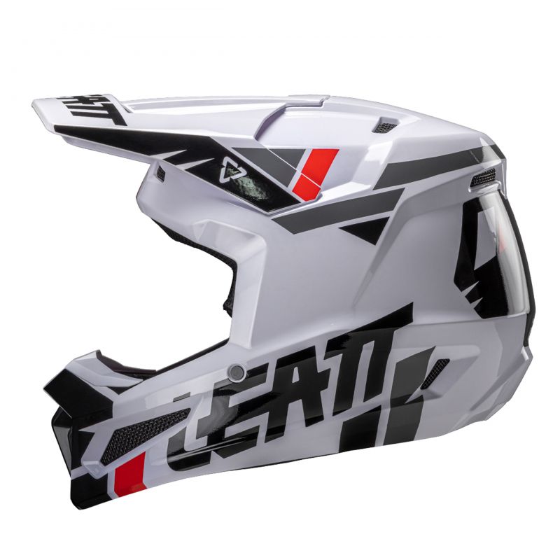 KASK LEATT MOTO 2.5 V25 WHITE (53-54CM)