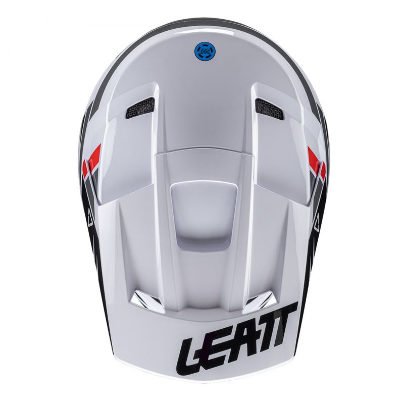 KASK LEATT MOTO 2.5 V25 WHITE (53-54CM)