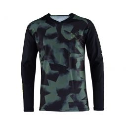 LEATT NOWOŚĆ KOSZULKA ROWEROWA MTB GRAVITY 3.0 JERSEY SPINACH KOLOR ZIELONY/CZARNY ROZMIAR L