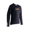 LEATT NOWOŚĆ KOSZULKA ROWEROWA (DZIECIĘCA) MTB GRAVITY 4.0 JUNIOR JERSEY BLACK KOLOR CZARNY ROZMIAR L (140-150cm)