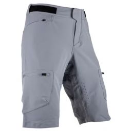 LEATT SPODENKI ROWEROWE (DZIECIĘCE) MTB ALLMTN 2.0 JUNIOR SHORTS TITANIUM KOLOR SZARY ROZMIAR L (140-150 cm)