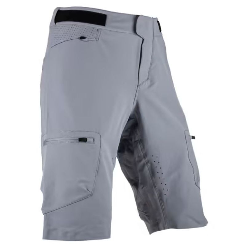 LEATT SPODENKI ROWEROWE (DZIECIĘCE) MTB ALLMTN 2.0 JUNIOR SHORTS TITANIUM KOLOR SZARY ROZMIAR L (140-150 cm)