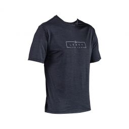 LEATT NOWOŚĆ KOSZULKA ROWEROWA MTB TRAIL 1.0 JERSEY BLACK KOLOR CZARNY ROZMIAR L