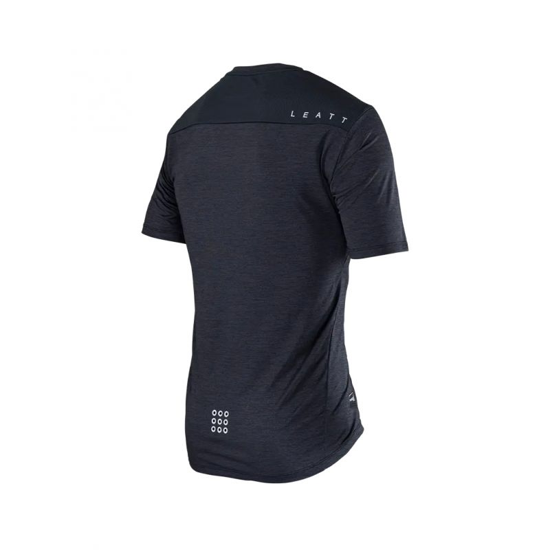 LEATT NOWOŚĆ KOSZULKA ROWEROWA MTB TRAIL 1.0 JERSEY BLACK KOLOR CZARNY ROZMIAR L