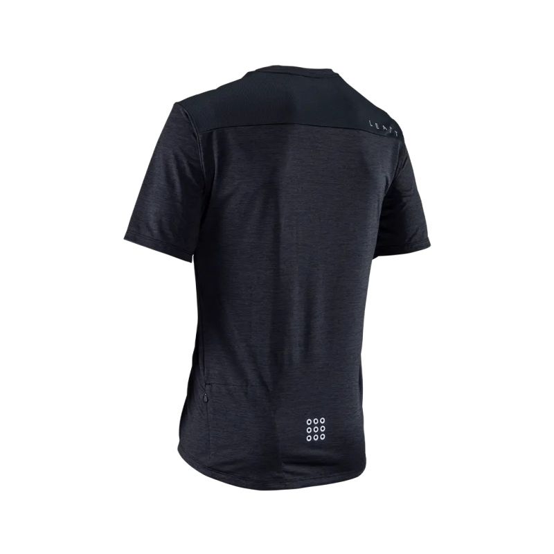 LEATT NOWOŚĆ KOSZULKA ROWEROWA MTB TRAIL 1.0 JERSEY BLACK KOLOR CZARNY ROZMIAR XL