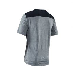 LEATT NOWOŚĆ KOSZULKA ROWEROWA MTB TRAIL 1.0 JERSEY GRANITE KOLOR SZARY ROZMIAR L