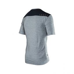 LEATT NOWOŚĆ KOSZULKA ROWEROWA MTB TRAIL 1.0 JERSEY GRANITE KOLOR SZARY ROZMIAR L