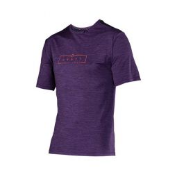 LEATT NOWOŚĆ KOSZULKA ROWEROWA MTB TRAIL 1.0 JERSEY VELVET KOLOR FIOLETOWY ROZMIAR XL