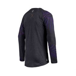 LEATT NOWOŚĆ KOSZULKA ROWEROWA MTB GRAVITY 2.0 JERSEY PALM KOLOR GRAFITOWY ROZMIAR M